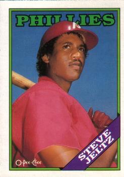 1988 O-Pee-Chee Baseball Cards 126     Steve Jeltz